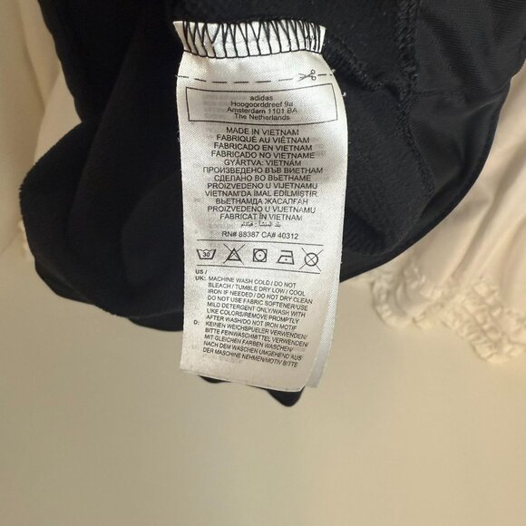 Adidas Black Pullover Hoodie Sweatshirt Mens Large Kangaroo Pocket - Picture 10 of 10